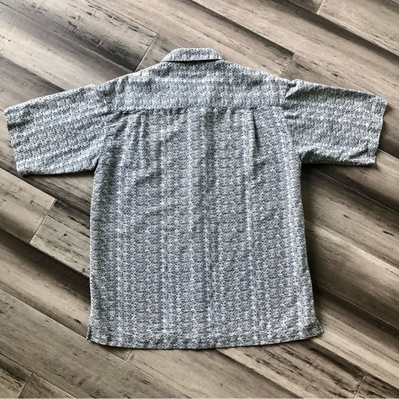 ❤️ LAST DAY Vintage Y2K 2002 Columbia Short Sleeve Button Down Ikat Shirt - Picture 11 of 13